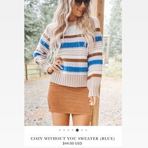 Cozy without you sweater